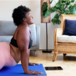 A yoga space at home is healing.